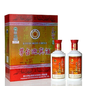 茅台迎宾酒53度375毫升（嘉宾特制 礼盒装 2006年产）