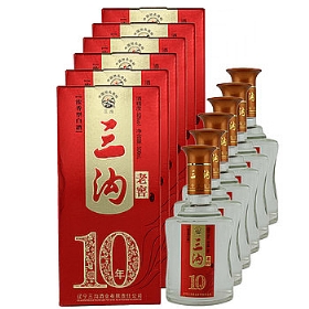 三沟10年老窖52度500毫升（六瓶装）