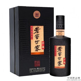 泸州老窖老窖世家52度浓香型白酒500毫升（珍藏）