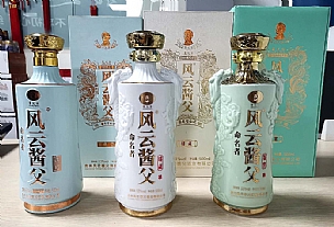 53°郭坤亮手造酒光瓶酱香型白酒500ml